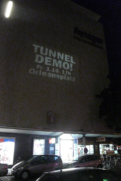 Der Tunnel ist ein Schmarrn, Demo am Freitag! 2