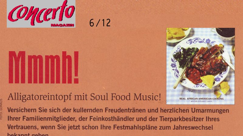 Soulfood Concerto im Magazin