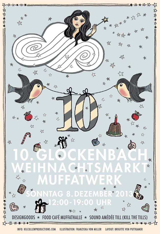 10. Trikont-Glockenbach-Weihnachtsmarkt-Stand. Kommet zuhauf!