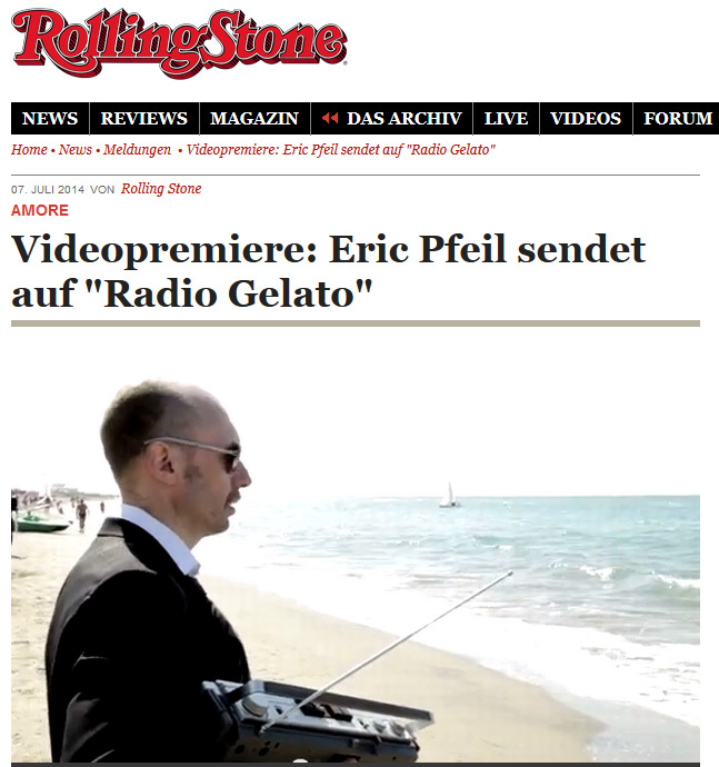 Eric Pfeil "Radio Gelato" - Videopremiere