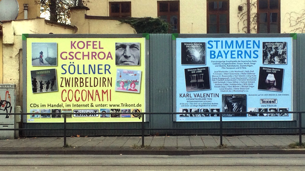 Plakat Trikont Söölner Stimmen Bayerns etc.