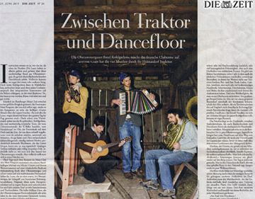 "Zwischen Traktor und Dancefloor". KOFELGSCHROA in der ZEIT