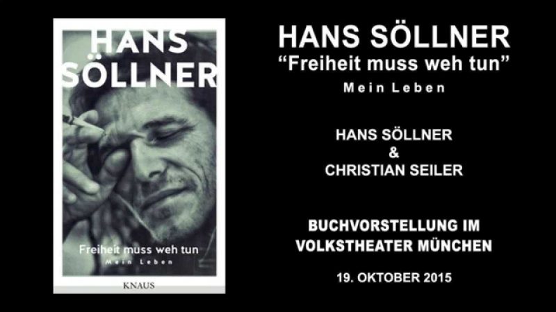Hans Söllner "Freiheit muss weh tun" Buchvorstellung