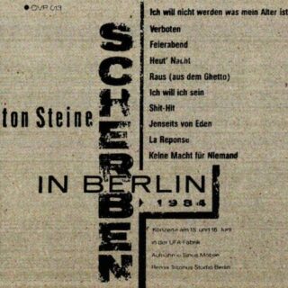 Ton Steine Scherben - In Berlin 1984 (Live)